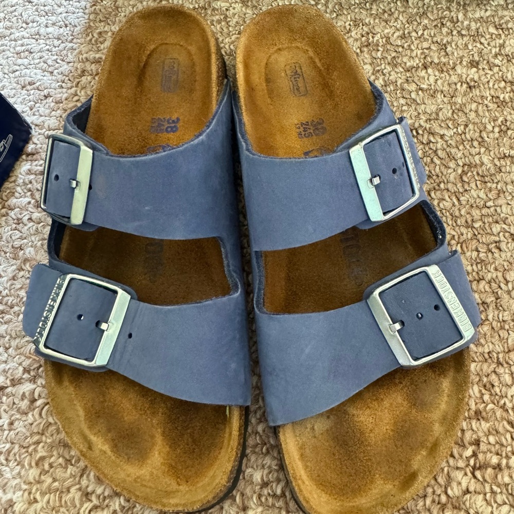 Navy blue Birkenstocks